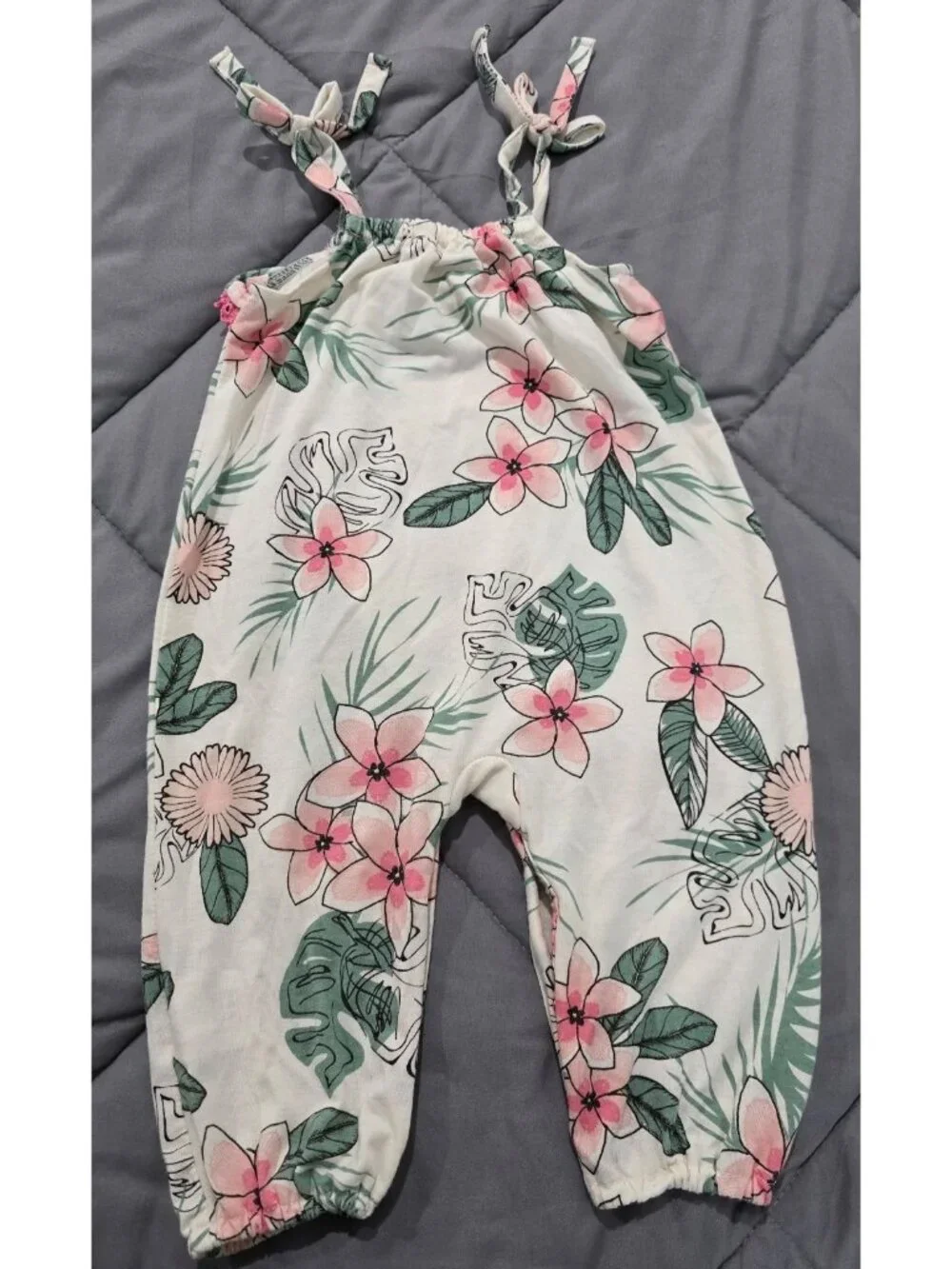 Jessica Simpson Infant Girls 6-9 months Floral Romper Sleeveless Jumpsuit